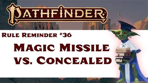 Pathfinder magic missle